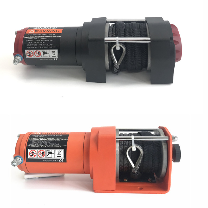 Atv Winch 3000Lb - Dyneema – treuil électrique 12v, corde