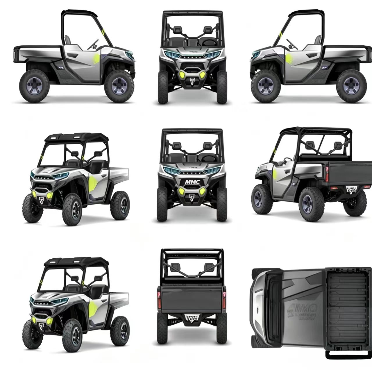 Electric Utv 4 Seater - MMC 2026 Nouveau Véhicule Utilitaire Tout-Terrain