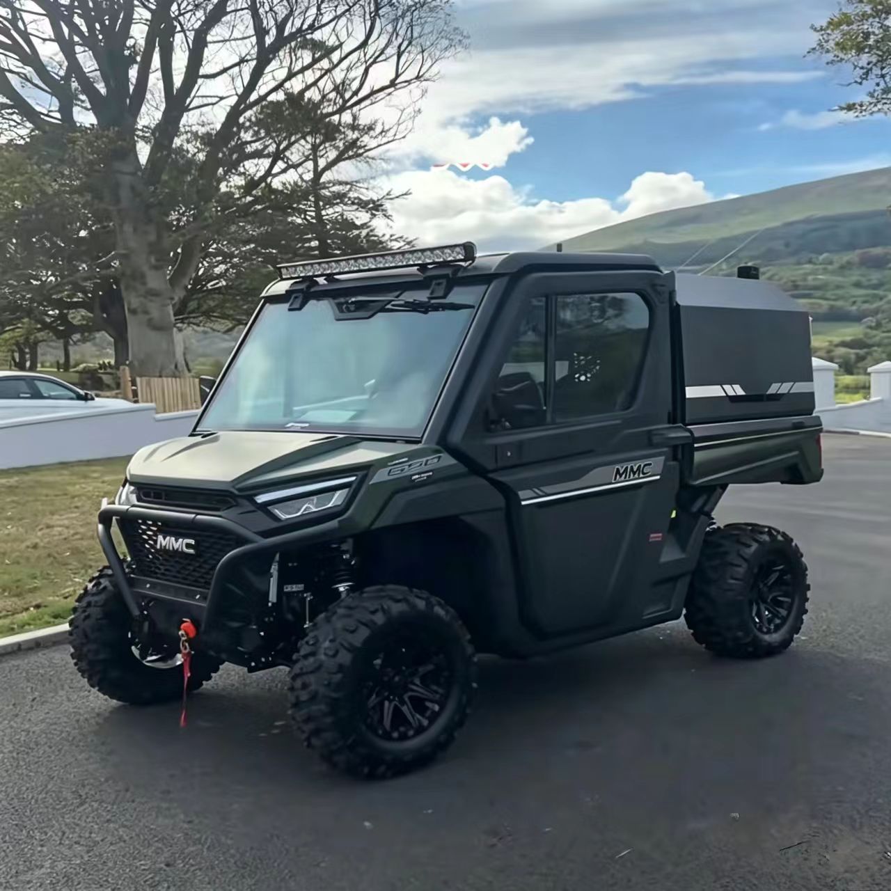 Electric Utv 4 Seater - Véhicule utilitaire tout-terrain électrique 4x4, véhicule