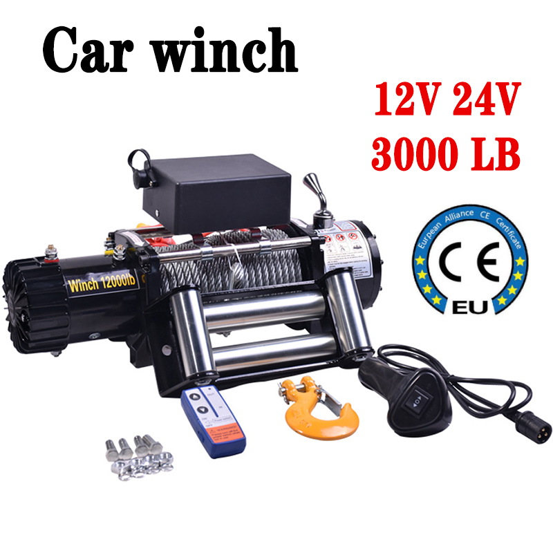 Atv Winch 3000Lb - Kit de treuils électriques télécommandés pour