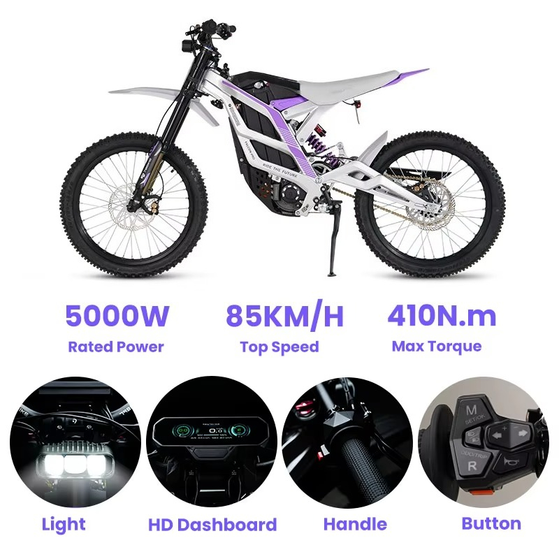 Moto électrique SXLL 79 72V 35 - Electric Dirt Bike 72V 12000W avis et prix