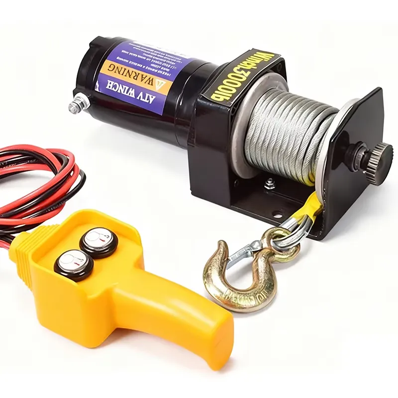 Treuil électrique portable 12V - Atv Winch 3000Lb avis et prix