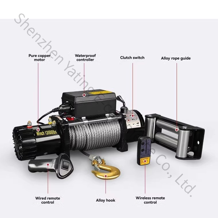 Treuil électrique 24V 3000lb a - Atv Winch 3000Lb avis et prix