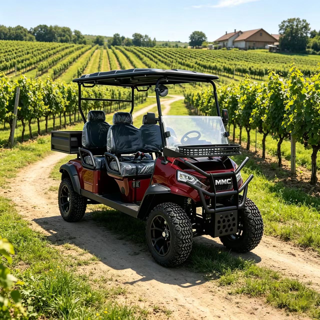UTV 4 places avec benne de cha - Electric Utv 4 Seater avis et prix