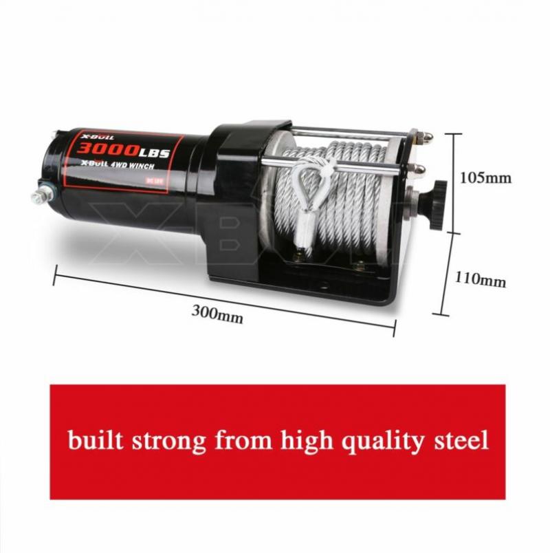 Treuil électrique sans fil pou - Atv Winch 3000Lb avis et prix
