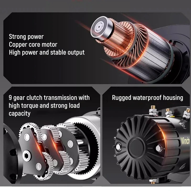 Treuil électrique portable 12V - Atv Winch 3000Lb avis et prix