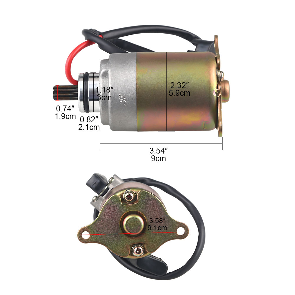 Démarreur pour moteur Dean 6,  - Atv 250Cc 4 Stroke avis et prix