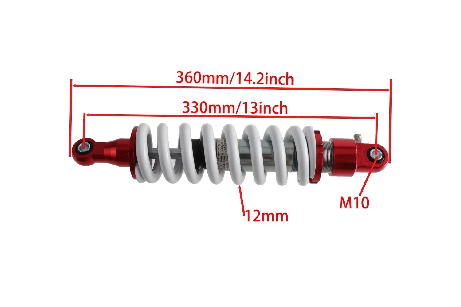 Amortisseur de moto 330 mm, ac - Atv Suspension Shock Absorber avis et prix